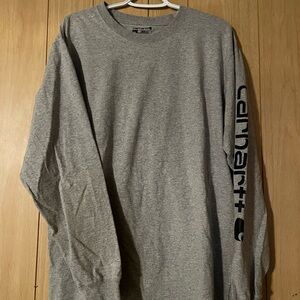 Carhartt Gray Long Sleeve Men's Tee